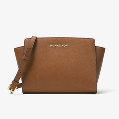 【限时*！】MICHAEL Michael Kors 中号 MK Selma 秋千包 棕色/正红色可选