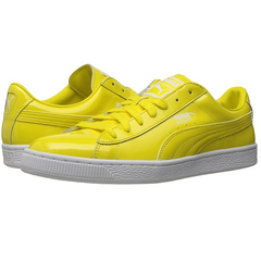 PUMA Basket Matte & Shine 男款黄色运动休闲鞋 $25.99（约188元）