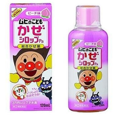 日亚Prime会员：池田模范堂 面包超人 婴幼儿综合感冒糖浆*水120ml 粉色桃子味 728日元 （约44元）