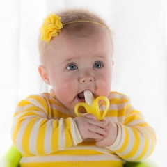【55专享】免费直邮中国！Baby Banana 硅胶幼儿牙胶牙刷