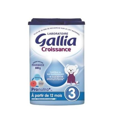 法国直邮！Gallia 佳丽雅 3段成长奶粉 800g