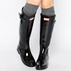 Nordstrom：Hunter 黑色时尚雨靴 低至6折