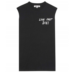 McQ Alexander McQueen “Live Fast Die”Slogan（口号）T恤 $108（约782元）