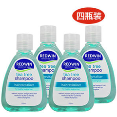 【惊爆低价】Redwin 茶树油洗发水 控油深层清洁头皮 250ml *4瓶装 AU