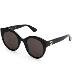GUCCI GG0028S Black Cat Eye Sunglasses 经典黑色款猫眼墨镜