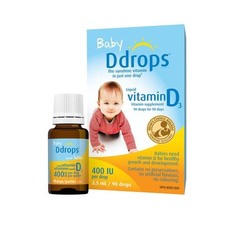 【热销好价】Ddrops 婴儿维生素D3滴剂 2.5ml