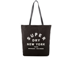 SUPERDRY 极度干燥90年代黑色购物袋