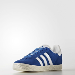 成人款好价没有选码烦恼！ Adidas 阿迪达斯“Gazelle ”麂皮复古板鞋 蓝色