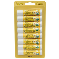 Sierra Bees 焦糖布丁味有机润唇膏 8 支装