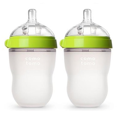 【立减3美元+免邮】Comotomo 可么多么 自然感觉硅胶奶瓶 绿色 250ml*2个