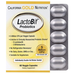 California Gold Nutrition CGN 双叉乳杆菌益生菌胶囊 60粒