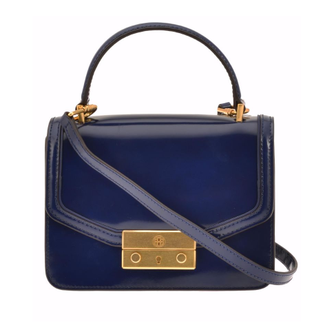 【定价优势大！9折】Tory Burch Juliette 迷你皇家蓝手袋