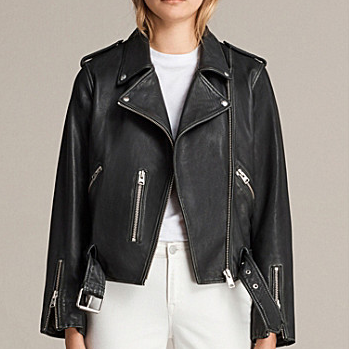 英国新锐品牌 All Saints Balfern 复古中性风*机车夹克
