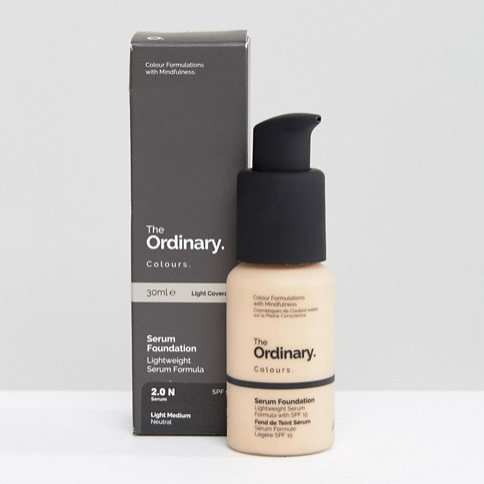 超高性价比粉底液！the ordinary Serum Foundation SPF15 精华粉底液