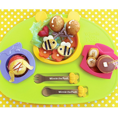 【银联*支付满减活动+日亚prime会员免费送】锦化成 迪士尼 小熊维尼造型 儿童餐具餐盘