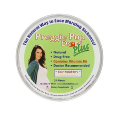 【立减8美元+免邮】Preggie Pops 孕妇天然维生素B6防晨吐糖果 21粒