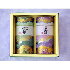 【日本乐天国际】宇治玉露茶煎茶套装 130g*2罐