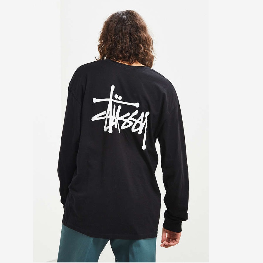 補貨上新!stussy basic long sleeve 男士經典長袖t恤 多色選