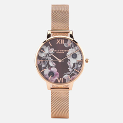 【55专享】【免费直邮中国】Olivia Burton Poppy Flower 女士小清新手表