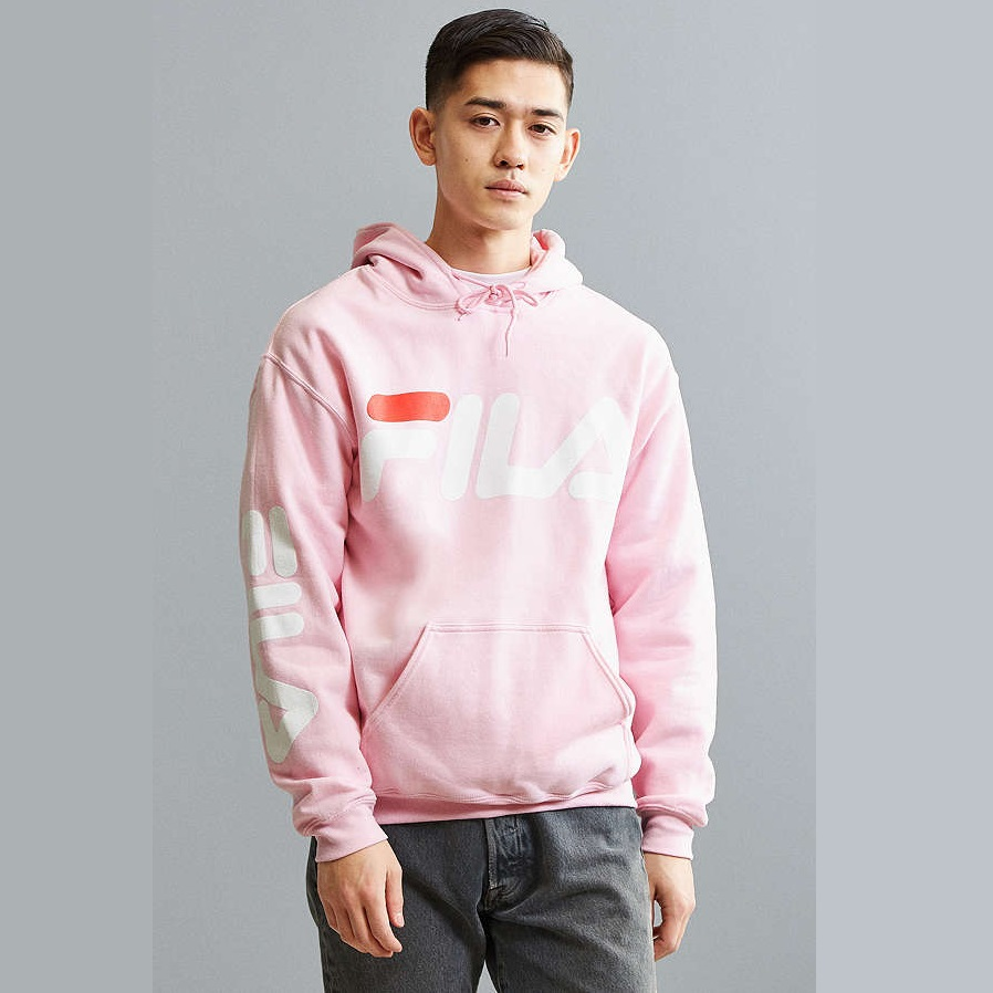 UO 独家发售！Fila 斐乐 Script 男女同款 字母连帽卫衣