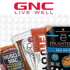 GNC：精选零食、健身食品等