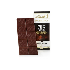 【买二赠一】Lindt Excellence 70%可可巧克力排 100g