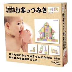 【日本亚马逊】People 纯大米制造幼儿*玩具积木