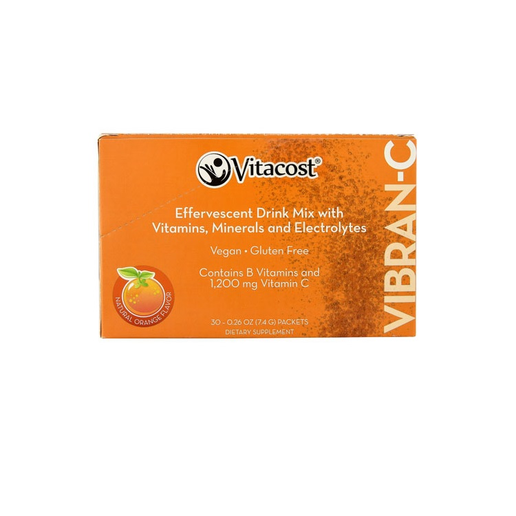 【额外8折】Vitacost Vibran-C 橙子味泡腾片 1200mg 30片