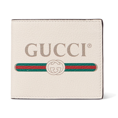 Gucci Printed Full-Grain *皮夹