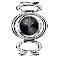 Calvin Klein 卡尔文克雷恩 Graceful 系列 K1P23102 环环相扣女士手表