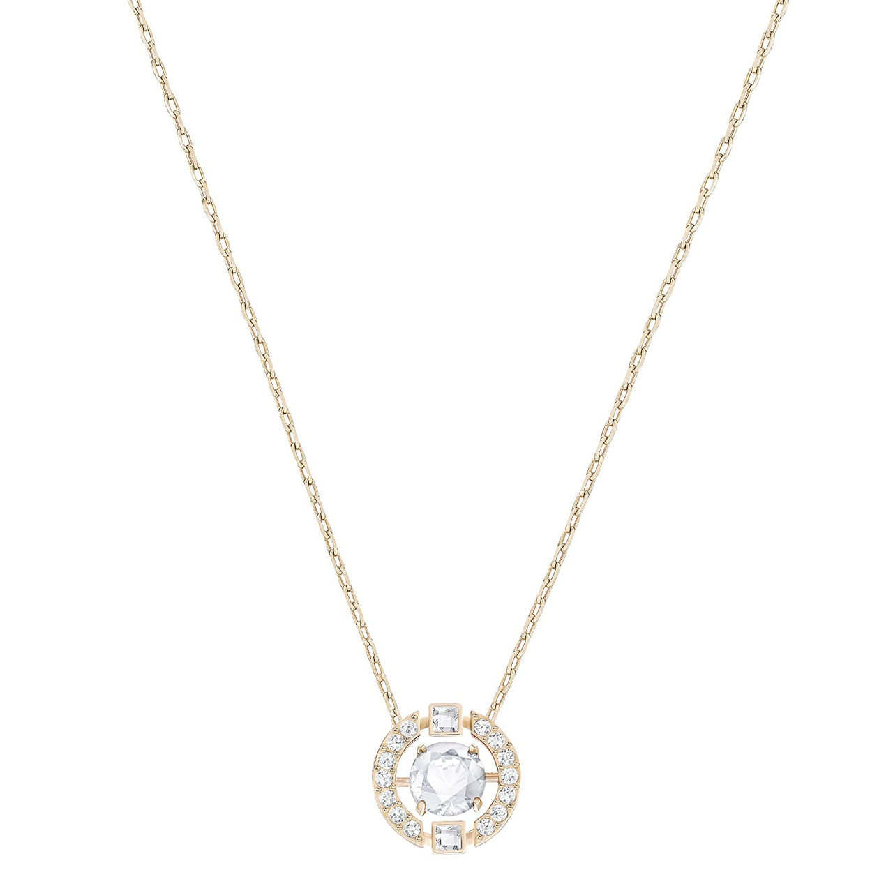 【中亚Prime会员】Swarovski 施华洛世奇 跳动的心玫瑰金项链 5272364