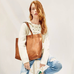 Madewell The Transport Leather Tote 经典款*手袋