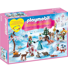 Playmobil 摩比世界百乐宝圣诞系列 9008 圣诞倒数日历 "城堡公园冰上公主"