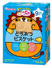 【日本亚马逊】和光堂 婴儿补钙动物形状饼干 6盒