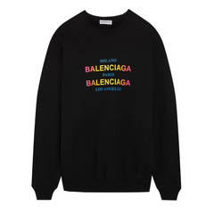 【反向海淘更划算】Balenciaga 巴黎世家 Printed 棉质卫衣