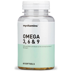 【双12】Myvitamins Omega 3-6-9 *油 60粒 有益于大脑