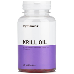 【55专享】Myvitamins  Krill Oil 磷虾油 60粒 抗氧化