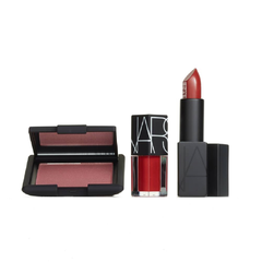 速买！NARS Audacious 惹火纵欲唇膏Mona + 单色腮红高潮 Orgasm + 迷你唇釉