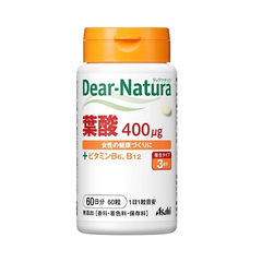 【日本亚马逊】Asah 朝日 Dear-Natura 叶酸 60粒