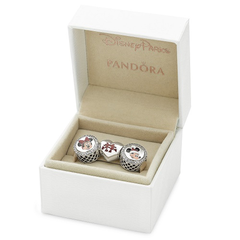 PANDORA 潘多拉 迪斯尼合作款节日串珠组合 米奇&米妮图案 3个礼盒装