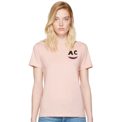 Alexachung Pink AC Teeth Boxy T-Shirt 粉色T恤衫