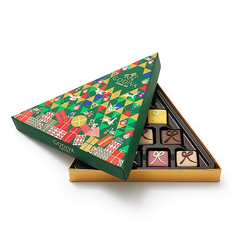 【4折】Godiva 歌帝梵 三角形节日巧克力礼盒 10颗装