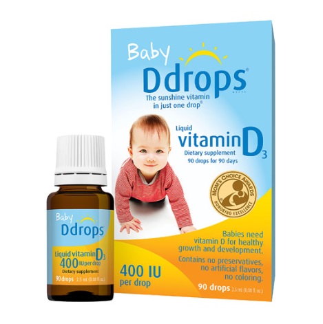 Ddrops 婴儿维生素D3滴剂2.5ml  $14.2（约103元）