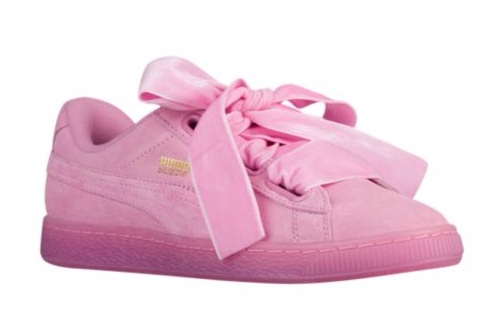 Rihanna x Puma 新款上新！超适合春夏！PUMA SUEDE HEART 马卡龙色运动鞋 .99（约492元）