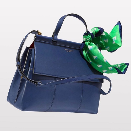 2017新款！Tory Burch 全新手袋 T Satchel系列 多色 $495（约3551元）