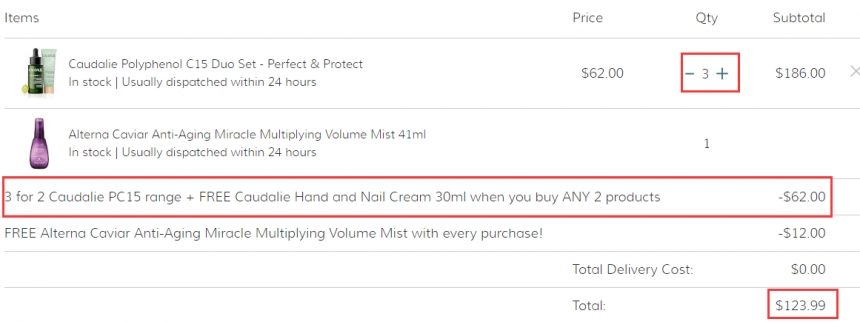 Caudalie 欧缇丽 C15抗皱精华30ml+焕白面膜75ml $41.33（约299元）