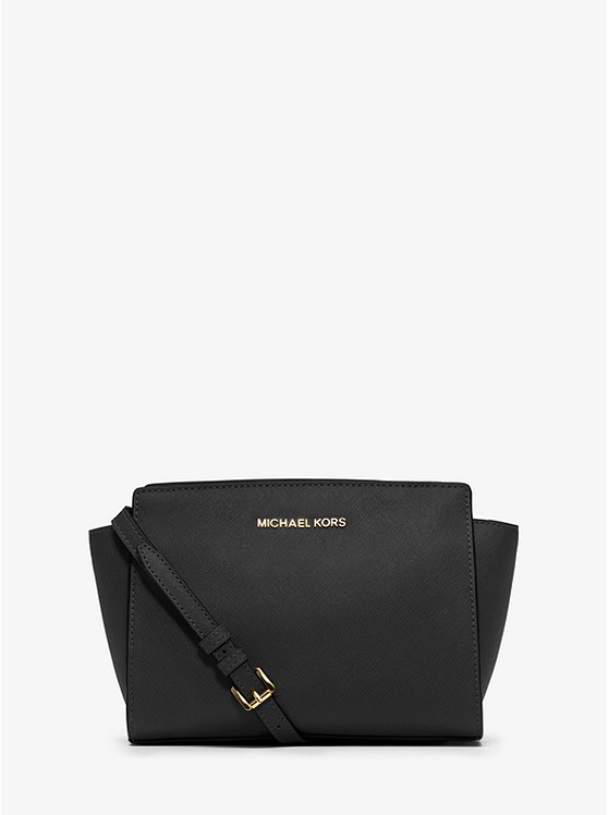 超好价！MICHAEL KORS  中号 Selma 黑色耳朵包 $111（约804元）