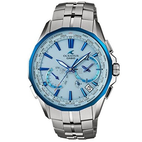 CASIO 卡西欧 OCEANUS 海神 OCW-S3400-1AJF 男款电波表 128000日元（约7970元）