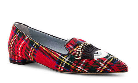 宇博 Chiara Ferragni 同名品牌格子眼睛图案尖