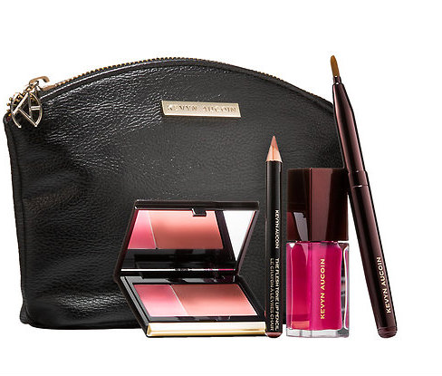 价值0！KEVYN AUCOIN 三色渐变腮红、唇釉套装 （约471元）